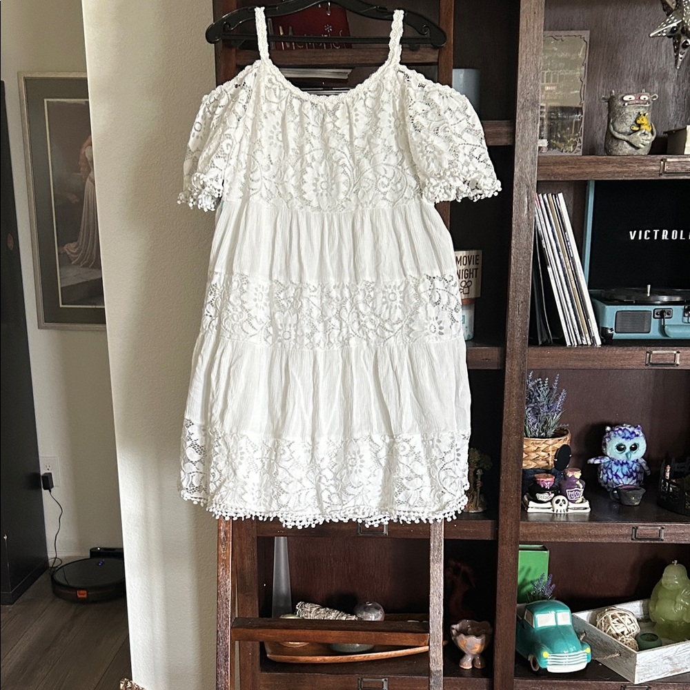 Robbie Bee Ivory Lace Dress
